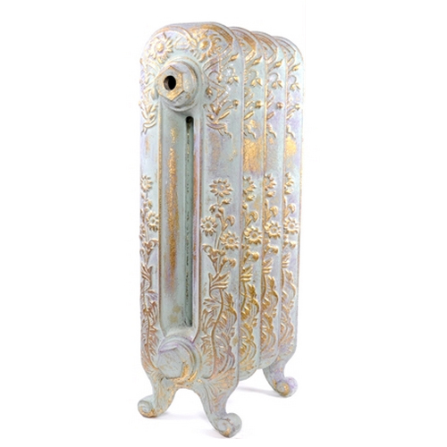 картинка Радиатор чугунный RETROstyle YORK 400х6 секции (2 ножки) RAL 9016 матовый А-Технология