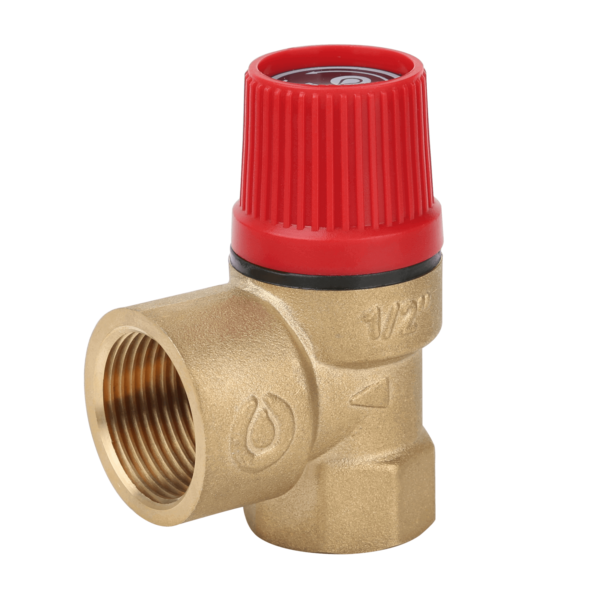 картинка Клапан предохранительный GAPPO 1/2"x3/4" 2.5 бара пружинный с фиксированной настройкой А-Технология