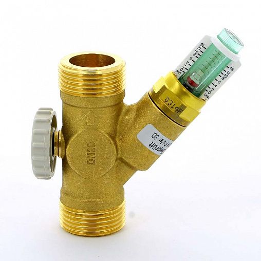 картинка Вентиль балансировочный WattFlow SRVOL-AG 3/4" НР, DN15, расход 1-8 л/мин, Kvs 1.7 А-Технология