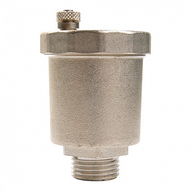 картинка Воздухоотводчик автоматический STI 15 1/2 прямой никелированный А-Технология