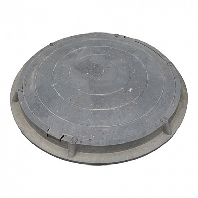 картинка Люк полимерный смотрового колодца 30 кН Чёрный А-Технология