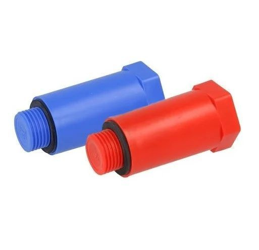 картинка Заглушка пластиковая для водорозетки НР 1/2" L=68 мм (Красная) А-Технология