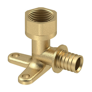 картинка Уголок аксиальный с креплением (водорозетка) с ВР 16х1/2" А-Технология