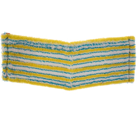 картинка Насадка Умничка Флеттер ЛЮКС микрофибра, 44х15см, желтый/зеленый KD-13F03R А-Технология