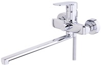 картинка SD40937 Смеситель для ванны A-TEH Хром излив нержавеющая сталь 35 см. А-Технология