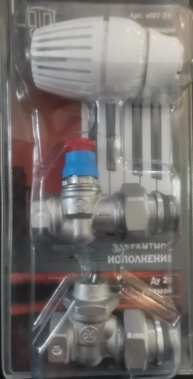 картинка Комплект термостатический боковое/подключение Ду20 Ру10 прямой OGINT А-Технология