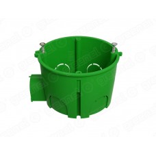 картинка Коробка скрытой установки D68х45 IP20 Зеленый для кирпичных стен А-Технология