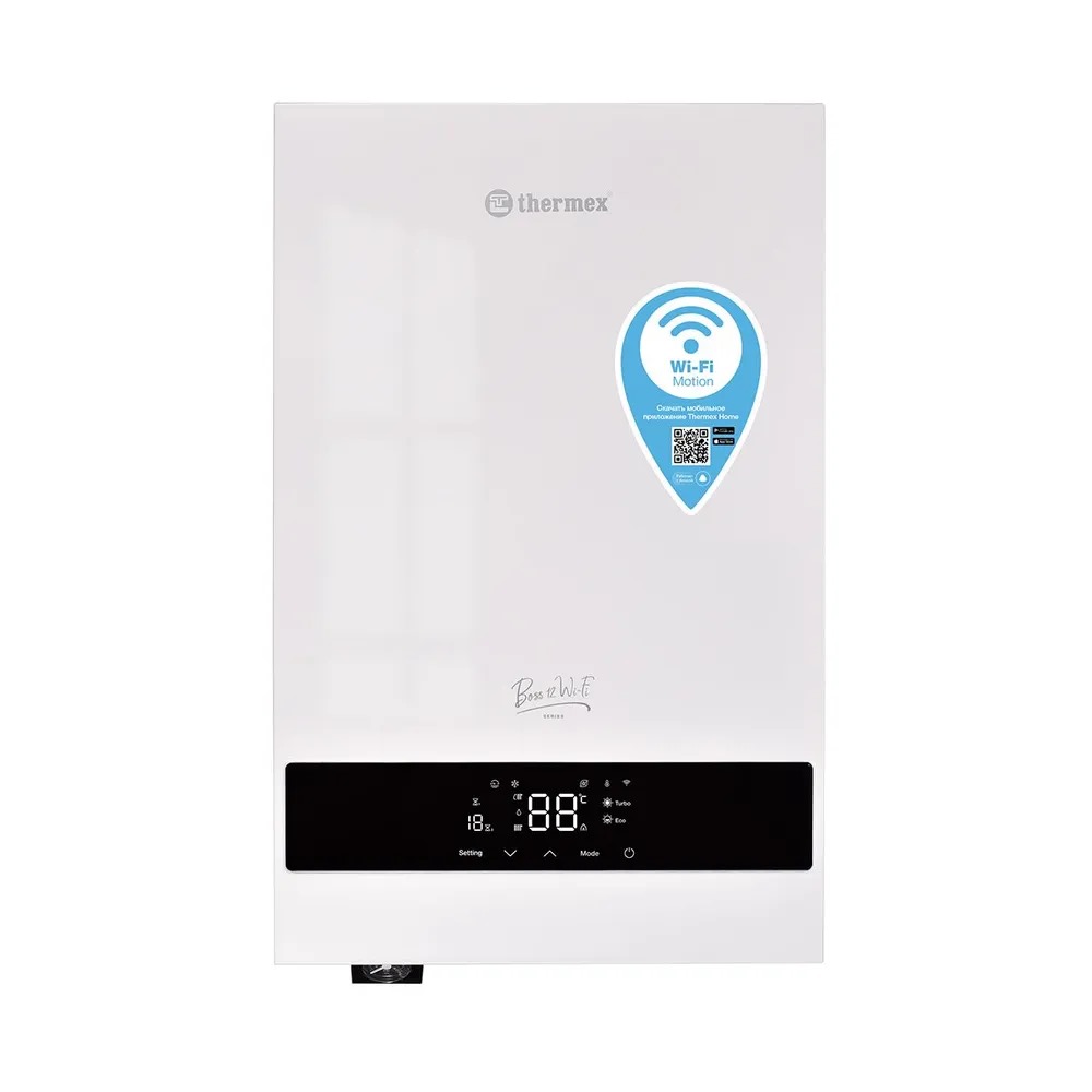 картинка Котел электрический THERMEX BOSS 12 Wi-Fi (White) от магазина  А-технология
