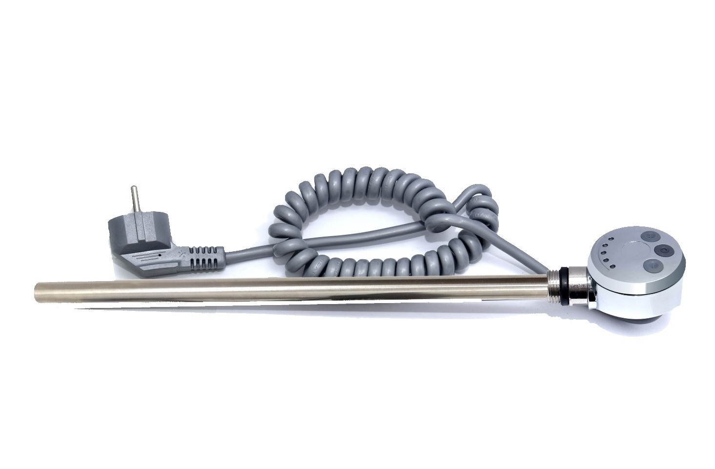 картинка ТЭН с терморегулятором для полотенцесушителя хром 300W А-Технология