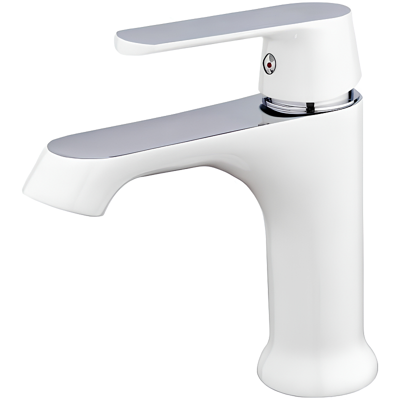 картинка H31 F1031 Смеситель для раковины Frap Белый Хром А-Технология