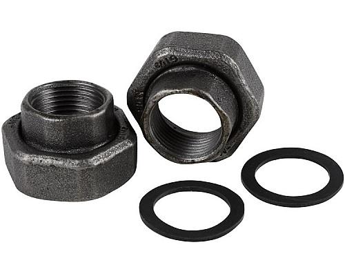 картинка Комплект чугунных гаек 1 1/2" х 1 1/4" F AQUARIO  от магазина  А-технология