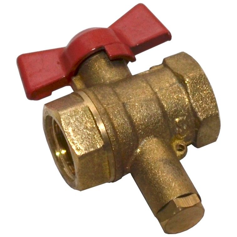 картинка кран шаровой 11б27п(т)1 под термодатчик г/г ду20 бабочка