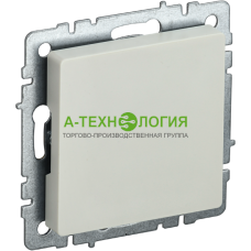 картинка Заглушка с суппортом рамочная МЗ10-БрКр BRITE Бежевый А-Технология