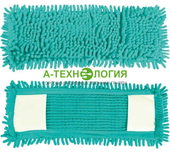 картинка Насадка для швабры из микрофибры Рыжий кот MopM4-Eco-H Лапша 310362 А-Технология