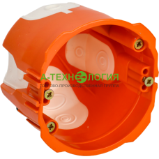 картинка Коробка скрытой установки D65x45 IP20 Красный для кирпичных стен  А-Технология