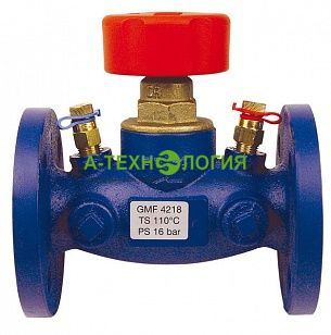 картинка 4218 Клапан балансировочный DN-50 HERZ ШТРЕМАКС-GMF фланцевый. А-Технология