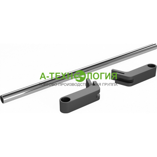 картинка Полотенцедержатель ROYAL THERMO на 6 секц. 16х415 мм, черный А-Технология