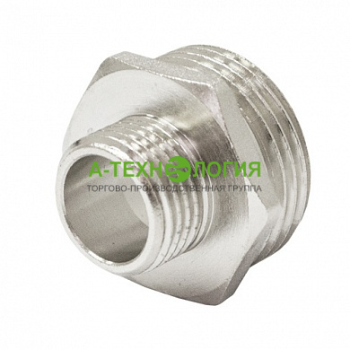 картинка Ниппель латунный Ду 25-15 переходный А-Технология