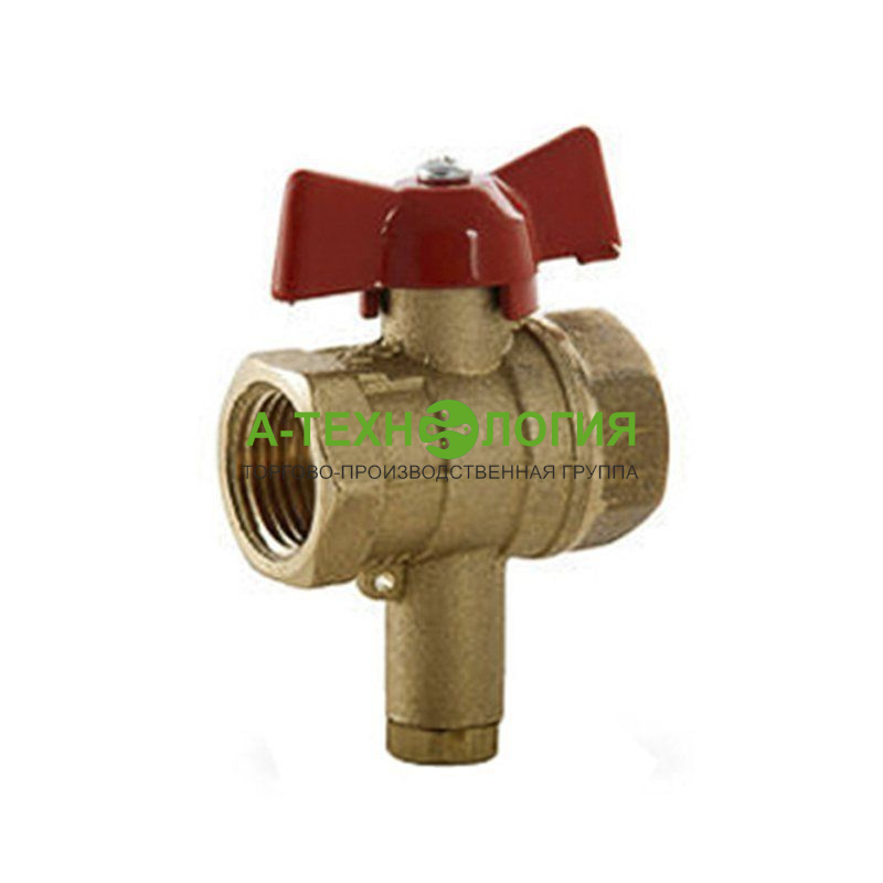 картинка кран шаровой 11б27п(т)1 под термодатчик г/г баб. ду15