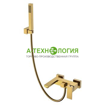 картинка 473-BR Смеситель для ванны BOHEME Qubic Bronze А-Технология