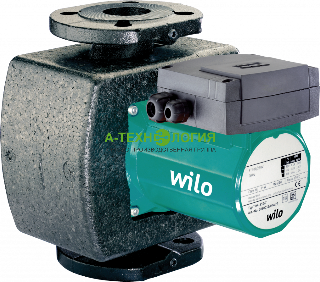 картинка Насос циркуляционный WILO TOP-S 50/4 EM PN6/10. 240 от магазина  А-технология