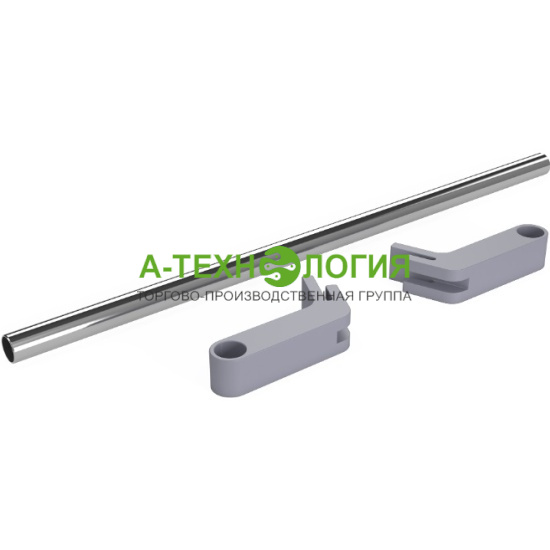 картинка Полотенцедержатель ROYAL THERMO на 6 секц. 16х415 мм, серый А-Технология