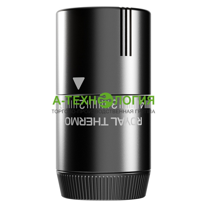 картинка Термостатическая головка ROYAL THERMO DESIGN М30х1,5 (Графит) А-Технология