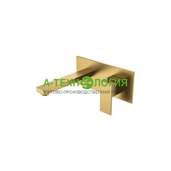 картинка 475-BR Встраиваемый смеситель BOHEME Qubic Bronze А-Технология
