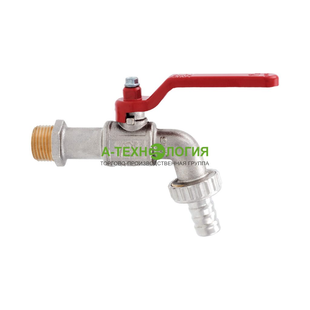 картинка art 132 кран водоразборный со штуцером "itap ideal" 1/2" (рычаг)