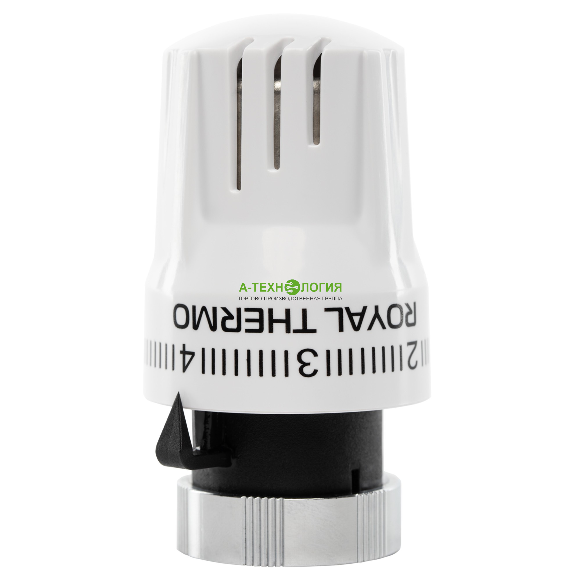 картинка Термостатическая головка ROYAL THERMO BASIC М30х1,5 (Белый) А-Технология