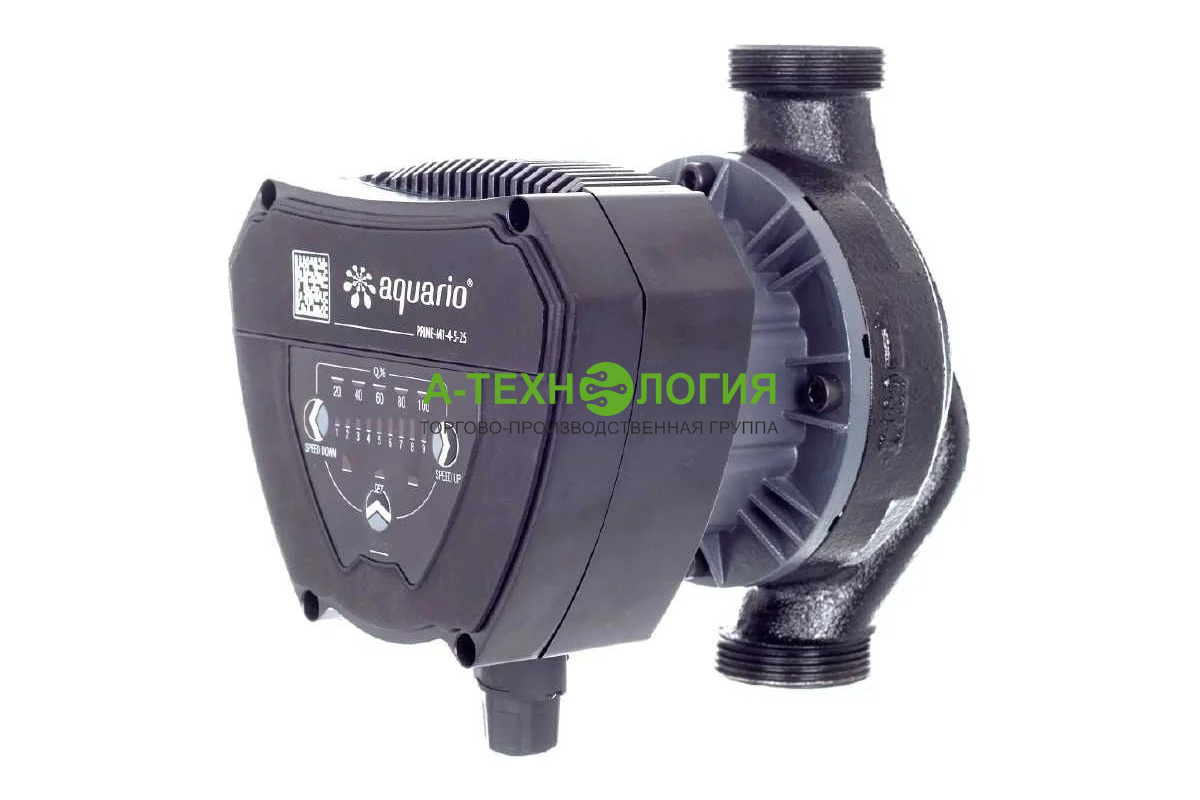 картинка Циркуляционный насос AQUARIO PRIME-M1-4-4-25 с гайками, без кабеля от магазина  А-технология