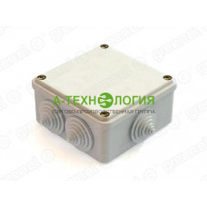 картинка Коробка распаячная открытой установки 100х100х50 IP55 Cерый  А-Технология