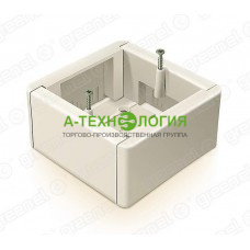 картинка Коробка открытой установки 88х88х44 IP20 Белый А-Технология