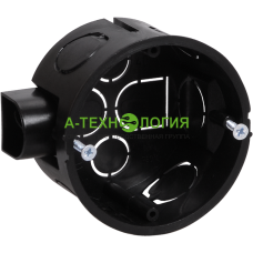 картинка Коробка распаячная открытой установки  80х80х40 IP67 Черный А-Технология