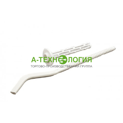 картинка Кронштейн для радиаторов штыревой  9*260 мм плоский с дюбелем А-Технология