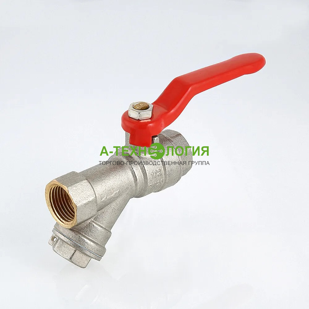 картинка w00212320 кран шар г/г рычаг d20 (3/4") фильтр латунь wecost