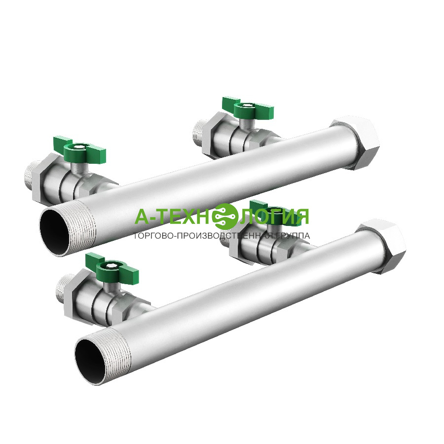 картинка Коллектор напорный и всасывающий для установок GRUNDFOS CMBE TWIN 1 ¼  от магазина  А-технология