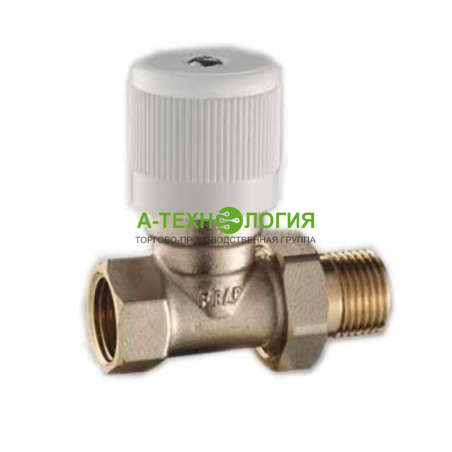 картинка Кран регулировочный FRAP 406 прямой 3/4 нак.гайка															 А-Технология