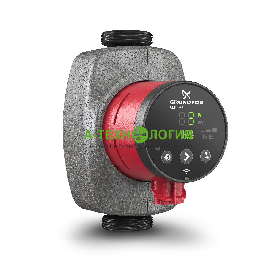 картинка Циркуляционный насос GRUNDFOS ALPHA2 25-80 180 ( без гаек ) от магазина  А-технология