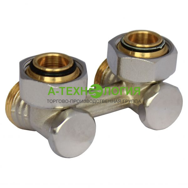 картинка R388X012 Узел нижнего подключения 1/2"x3/4" угловой Giacomini А-Технология
