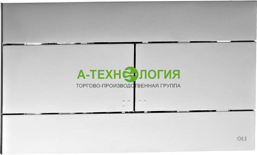 картинка Кнопка смыва OLI Slim (Хром) А-Технология