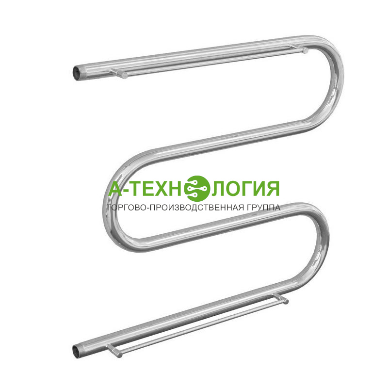 картинка Полотенцесушитель М-Образный 500-500 1" (полка) А-Технология