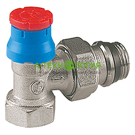 картинка R401X133 Клапан термостатический 1/2" угловой Giacomini А-Технология