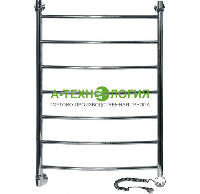 картинка Полотенцесушитель ЛД(5) 600*500, электрический  ТЭН, 300 Вт А-Технология