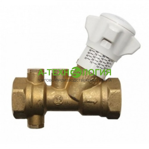 картинка R206BY013 Клапан балансировочный ручной латунь ДУ15 ВР GIACOMINI А-Технология