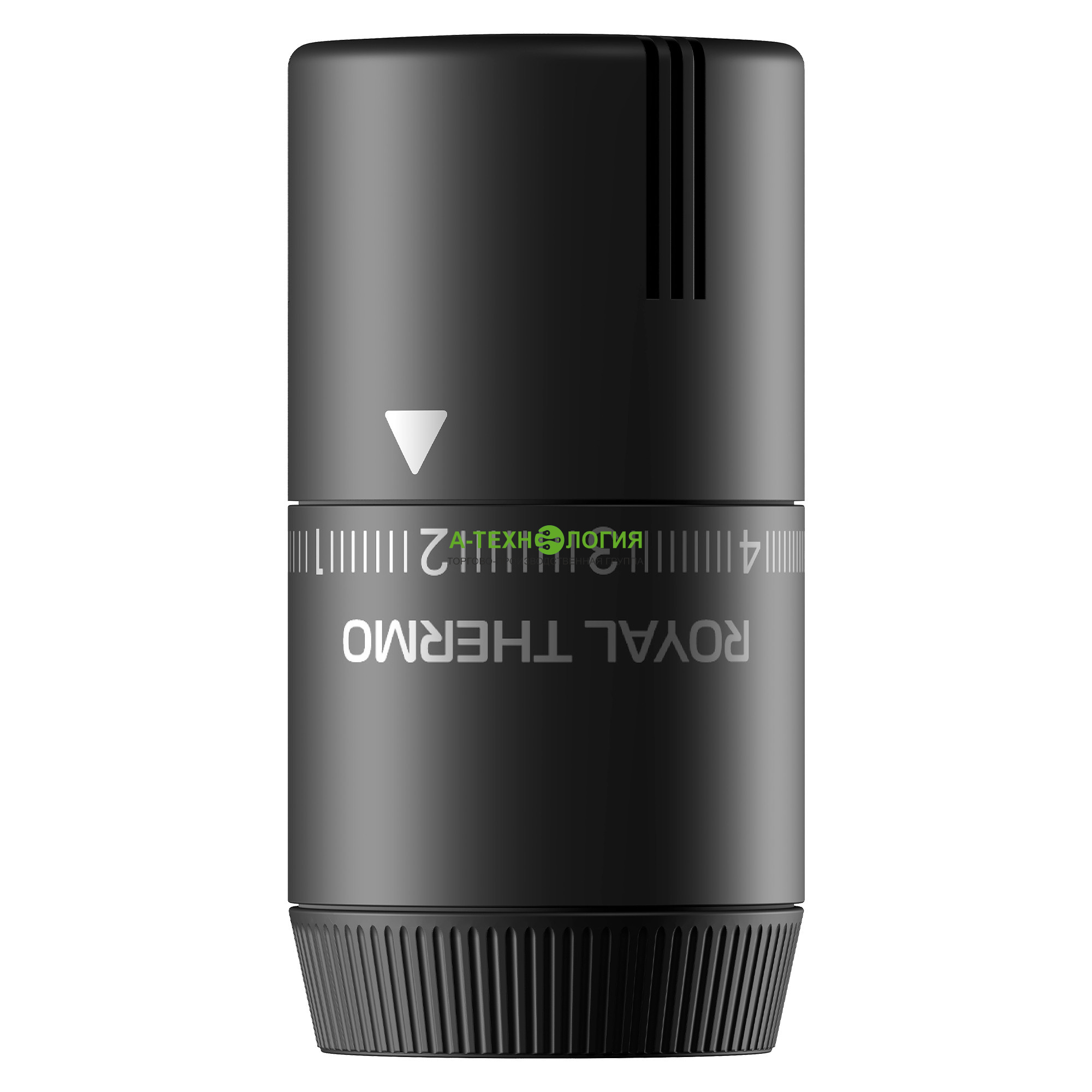 картинка Термостатическая головка ROYAL THERMO DESIGN М30х1,5 (Черный) А-Технология