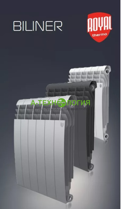 картинка Радиатор алюминиевый ROYAL THERMO BILINER ALUM 500 А-Технология