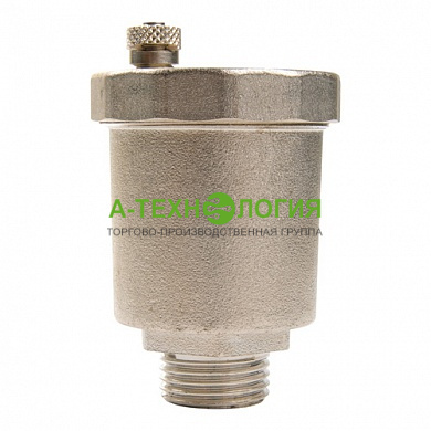 картинка Воздухоотводчик автоматический STI 15 1/2 прямой никелированный А-Технология