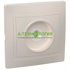 картинка Розетка 1 местная телефонная РТ10-ККм КВАРТА Кремовый А-Технология