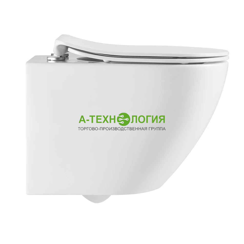 картинка Унитаз подвесной AQUA Pro сидение микролифт округлая форма А-Технология